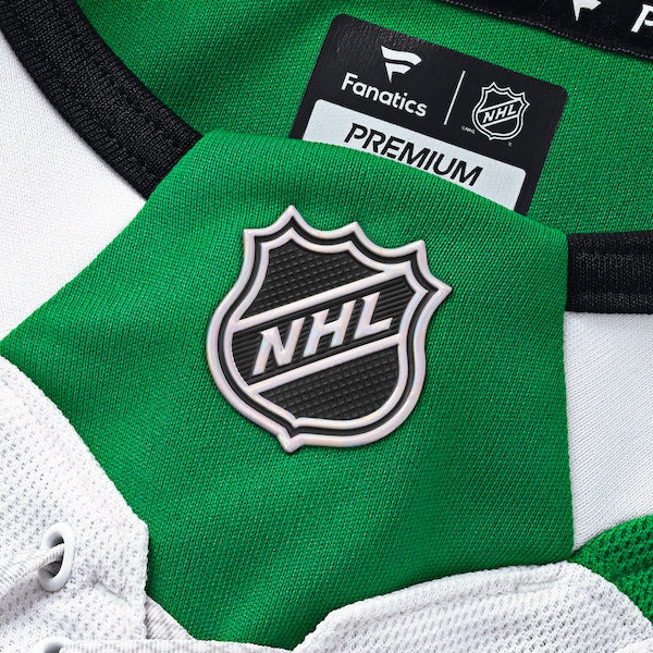 Dallas Stars  Away Premium Jersey - White/Black/Kelly Green