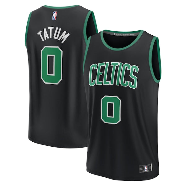 Jayson Tatum Boston Celtics  Fast Break Replica Player Jersey - Statement Edition - Black