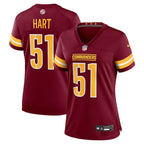 Bobby Hart Washington Commanders Nike Women's  Game Jersey -  Burgundy