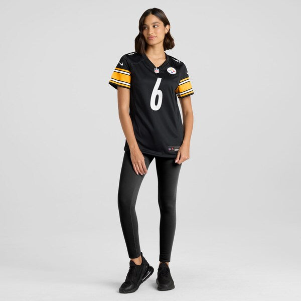 Patrick Queen Pittsburgh Steelers Nike Women's  Game Jersey -  Black