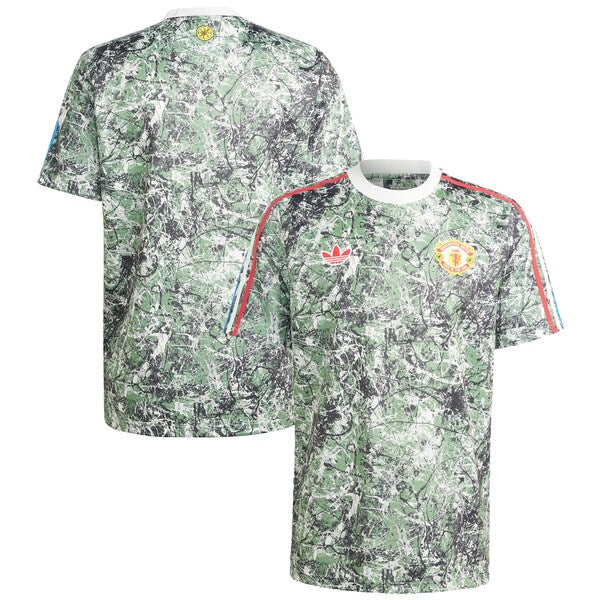 Manchester United x Stone Roses adidas Originals 2023/24 Icon Jersey - Green