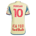 Lewis Morgan New York Red Bulls adidas 2024 Daniel Patrick Kit Authentic Jersey - Yellow