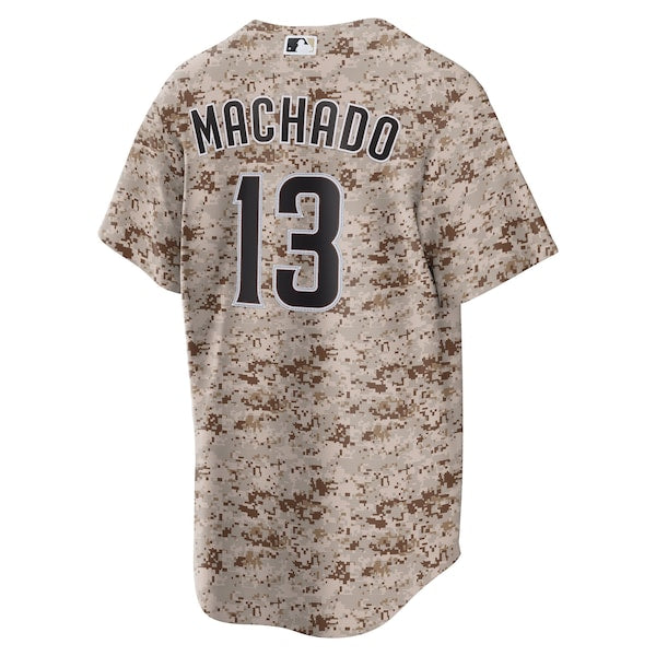 Manny Machado San Diego Padres Nike USMC Alternate Replica Player Jersey - Camo