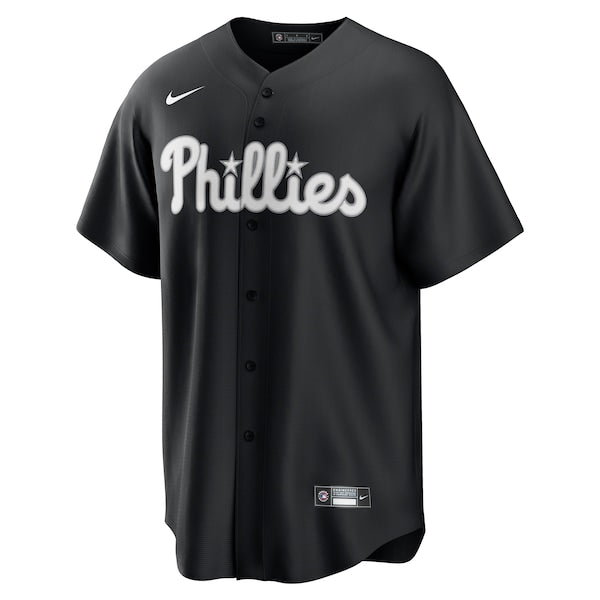 Bryce Harper Philadelphia Phillies Nike Lights Out Replica Player Jersey - Black
