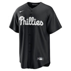 Bryce Harper Philadelphia Phillies Nike Lights Out Replica Player Jersey - Black