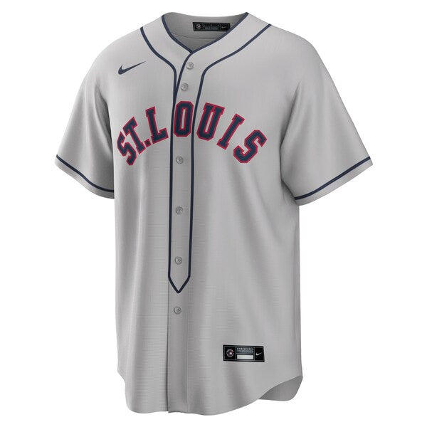 Jordan Walker St. Louis Cardinals Nike 2024 Rickwood Classic Replica Player Jersey - Gray