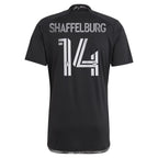 Jacob Shaffelburg Nashville SC adidas 2024 Man In Black Kit Replica Player Jersey - Black