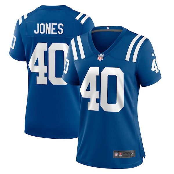 Jaylon Jones Indianapolis Colts Nike Women's Team Game Jersey -  Royal