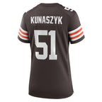 Jordan Kunaszyk Cleveland Browns Nike Women's Game Player Jersey - Brown