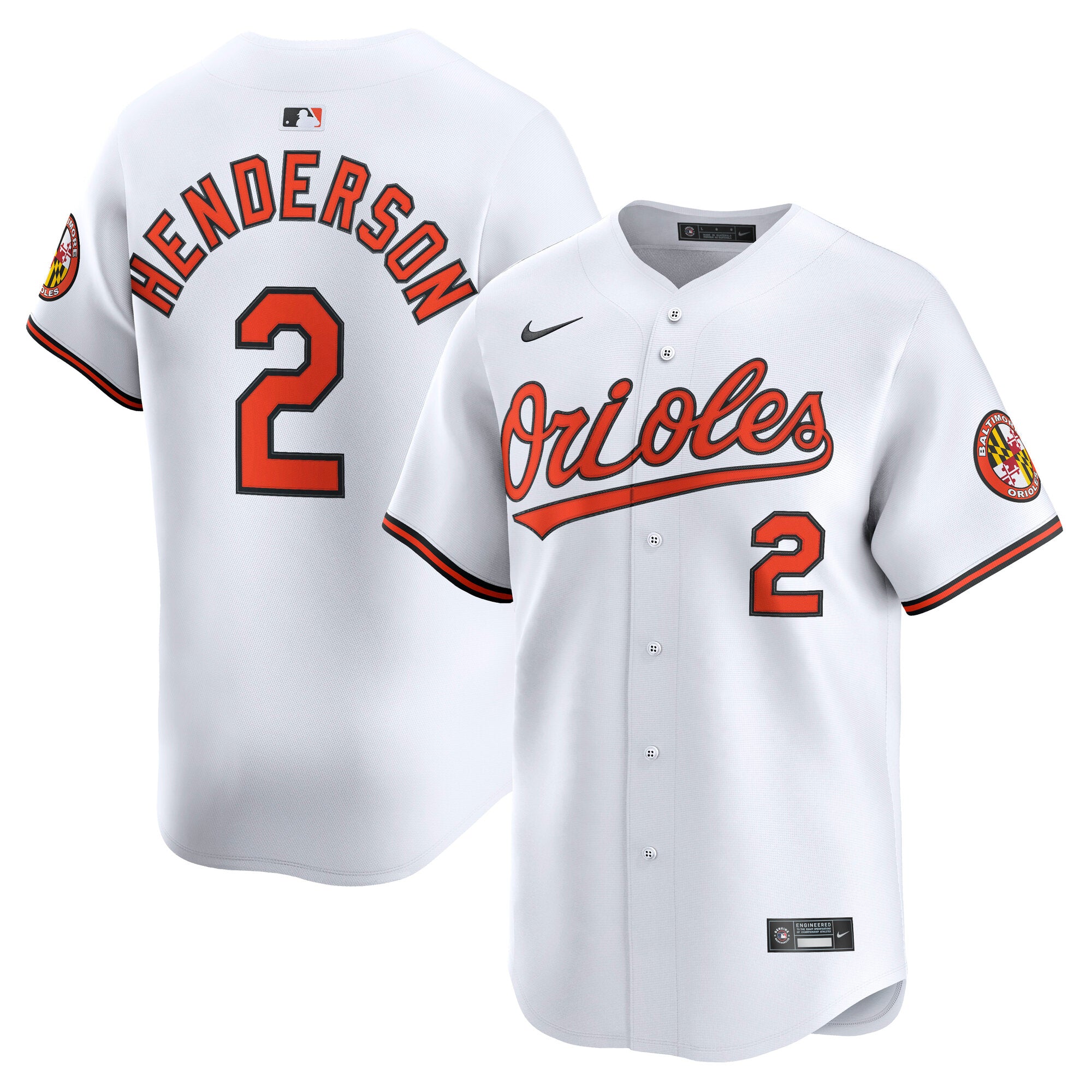 Gunnar Henderson Baltimore Orioles Nike Road Limited Player Jersey - Gray/White