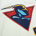 Baron Davis Golden State Warriors Chainstitch Swingman Jersey - Cream