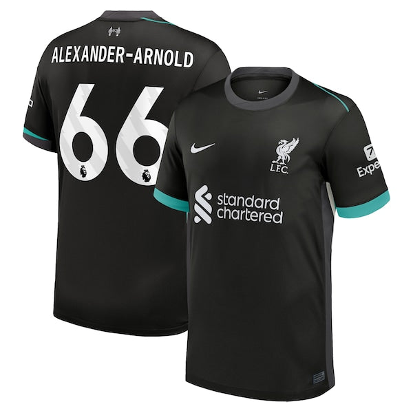 Trent Alexander-Arnold Liverpool Nike 2024/25 Away Replica Jersey - Forest Green