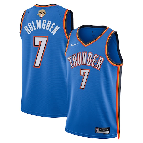 Chet Holmgren Oklahoma City Thunder Nike Unisex 2025 NBA Finals Swingman Jersey - Icon Edition - Blue