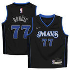 Luka Dončić Dallas Mavericks Nike Toddler 2023/24 Swingman Replica Jersey - City Edition - Black