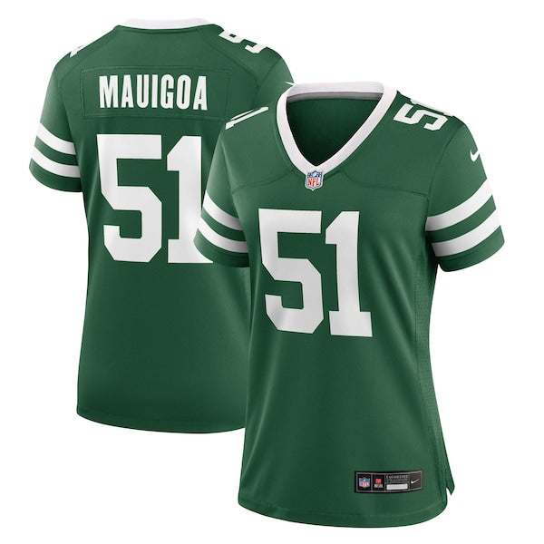 Francisco Mauigoa New York Jets Nike Women's Team Game Jersey - Legacy Green