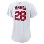 Nolan Arenado St. Louis Cardinals Nike Women's Home Replica Jersey - White/Light Blue/Cream
