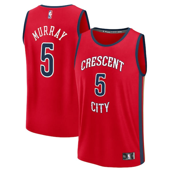 Dejounte Murray New Orleans Pelicans  Fast Break Replica Player Jersey - Statement Edition - Red