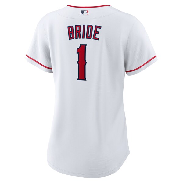 Los Angeles Angels Nike Women's #1 Bride Home Replica Jersey - White