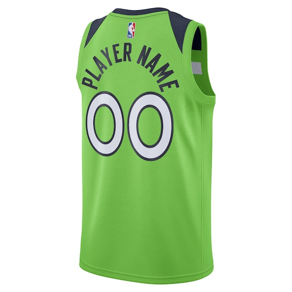 Minnesota Timberwolves Jordan Brand Swingman Custom Jersey - Statement Edition - Green