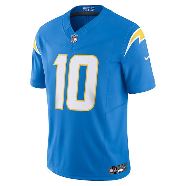 Justin Herbert Los Angeles Chargers Nike Vapor F.U.S.E. Limited Jersey - Powder Blue/Navy/Royal/White