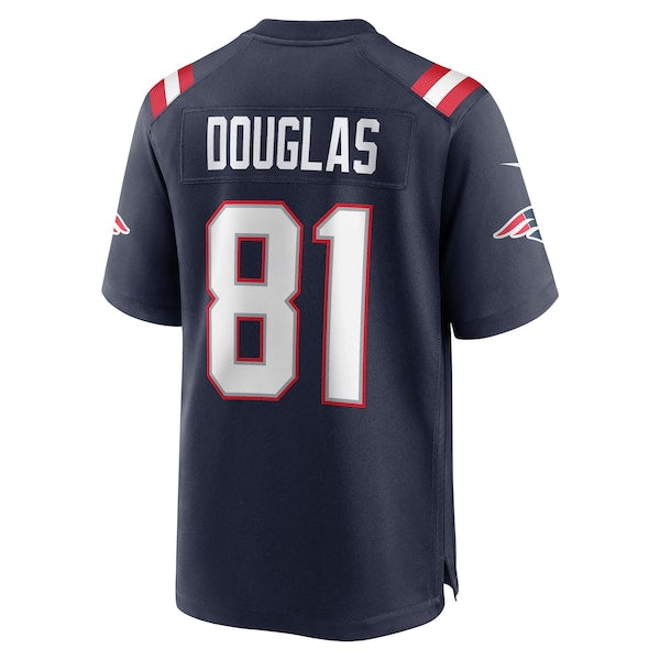 Demario Douglas New England Patriots Nike  Game Jersey -  Navy