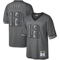 Jim Kelly Buffalo Bills 1990 Retired Player Metal Legacy Jersey - Charcoal