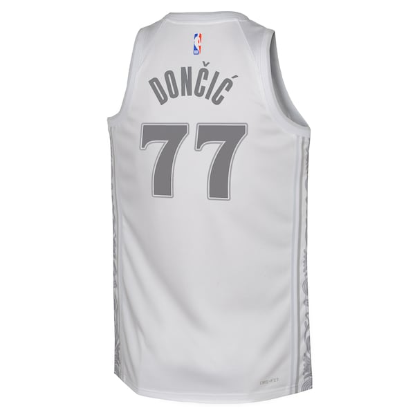 Luka Dončić Dallas Mavericks Nike Youth 2024/25 Swingman Player Jersey - City Edition - White