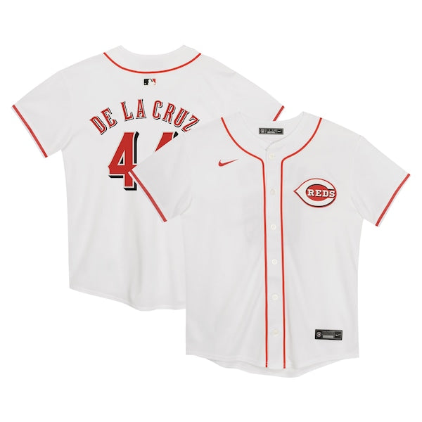 Elly De La Cruz Cincinnati Reds Nike Preschool Home Game Jersey - White