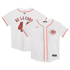 Elly De La Cruz Cincinnati Reds Nike Preschool Home Game Jersey - White