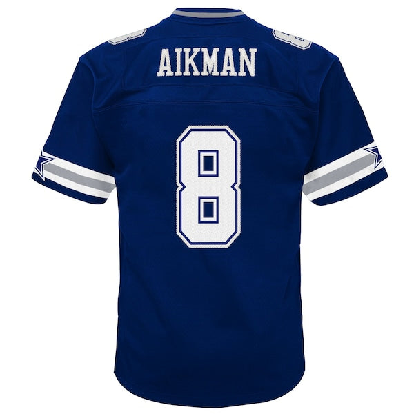 Troy Aikman Dallas Cowboys  Youth 1996 Legacy Jersey - Navy/White