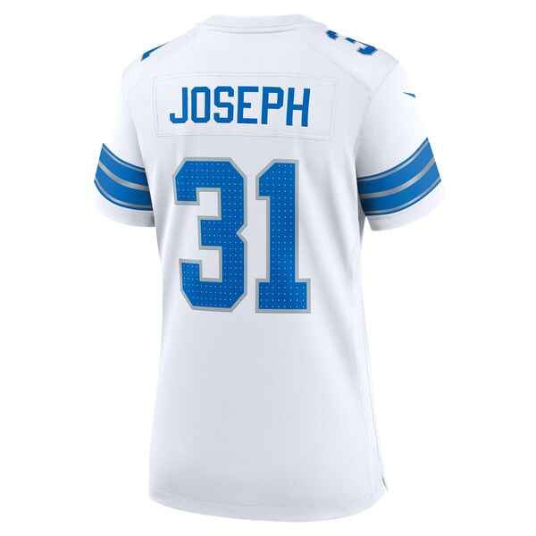 Kerby Joseph Detroit Lions Nike Women's Game Jersey -  White/Blue