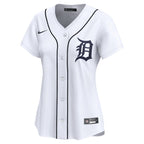 Detroit Tigers Nike Women's 2024 Jackie Robinson Day Home Limited Jersey – White