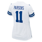 Micah Parsons Dallas Cowboys Nike Women's Game Player Jersey - White/Navy