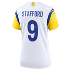 Matthew Stafford Los Angeles Rams Nike Women's Player Jersey - White/Royal