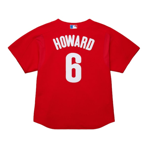 Ryan Howard Philadelphia Phillies  Cooperstown Collection Batting Practice Jersey – Red