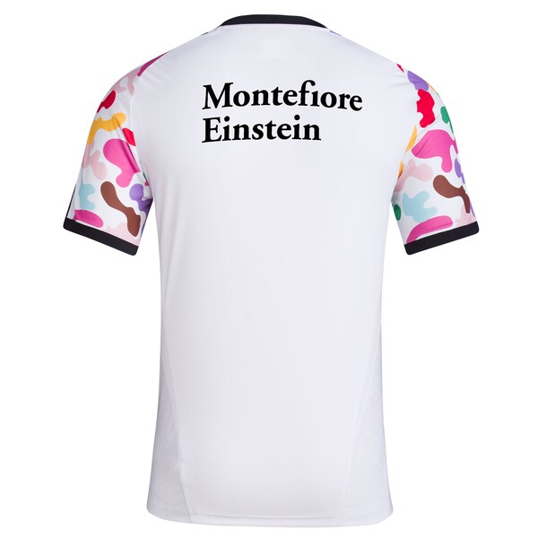 New York City FC adidas 2024 Pride Pre-Match Top - White