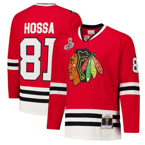 Marian Hossa Chicago Blackhawks 2014-15 Power Play Jersey - Red