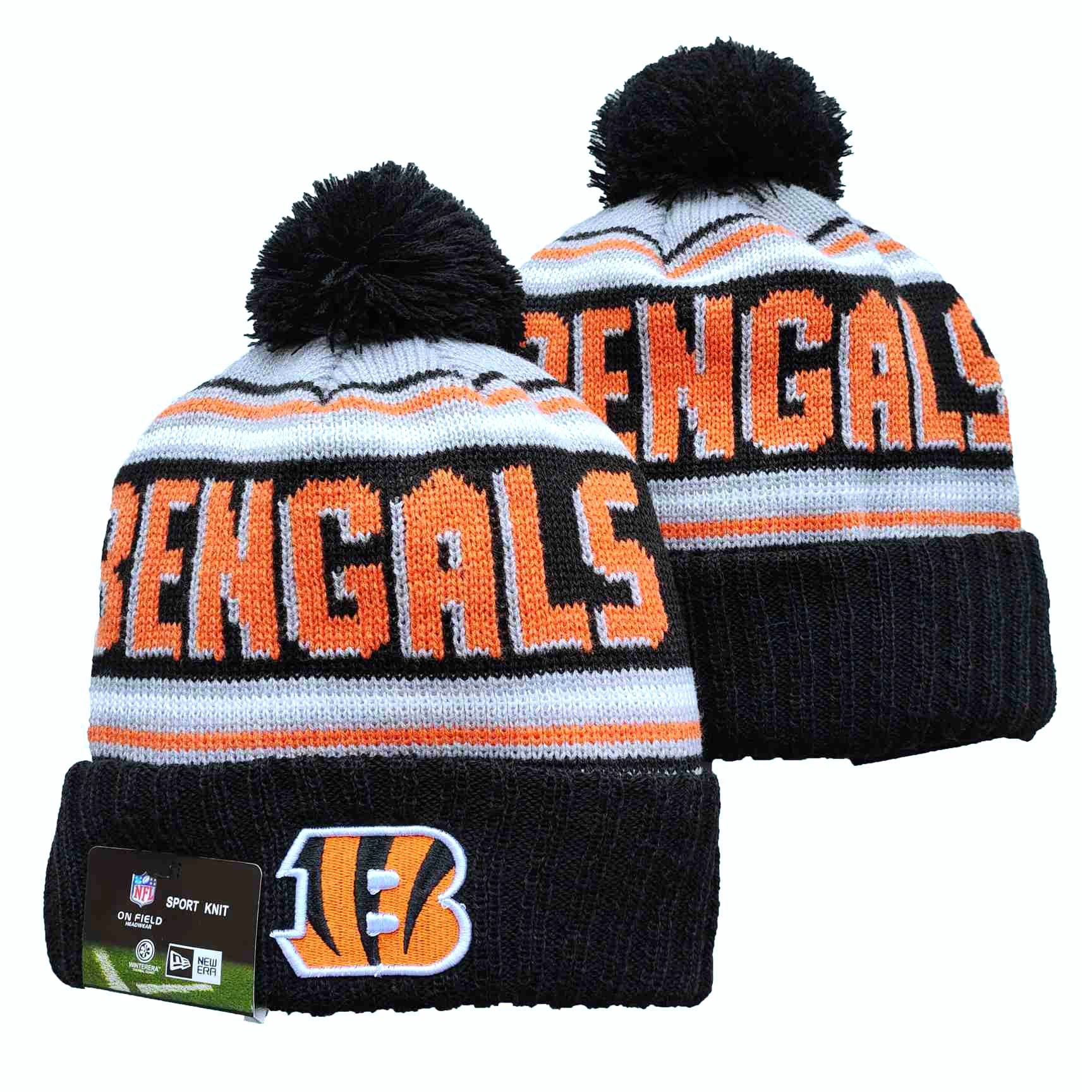 CINCINNATI BENGALS KNIT HAT