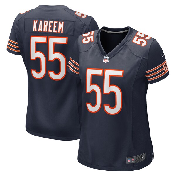 Khalid Kareem Chicago Bears Nike Women's Team Game Jersey -  Navy