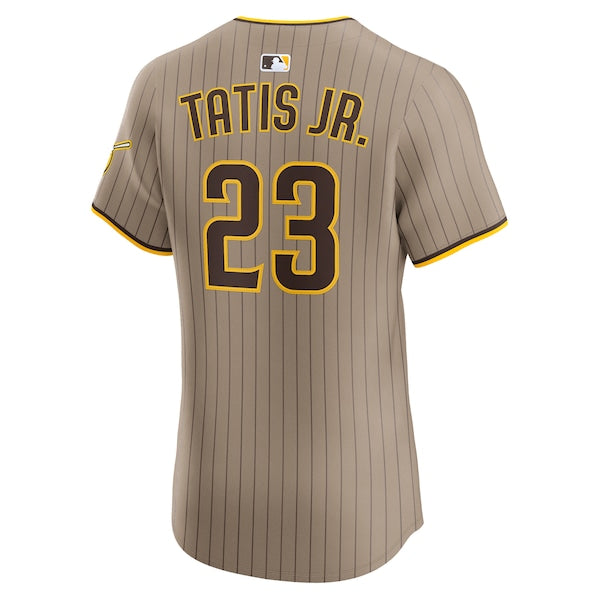 Fernando Tatis Jr. San Diego Padres Nike Alternate Elite Jersey - Sand/White