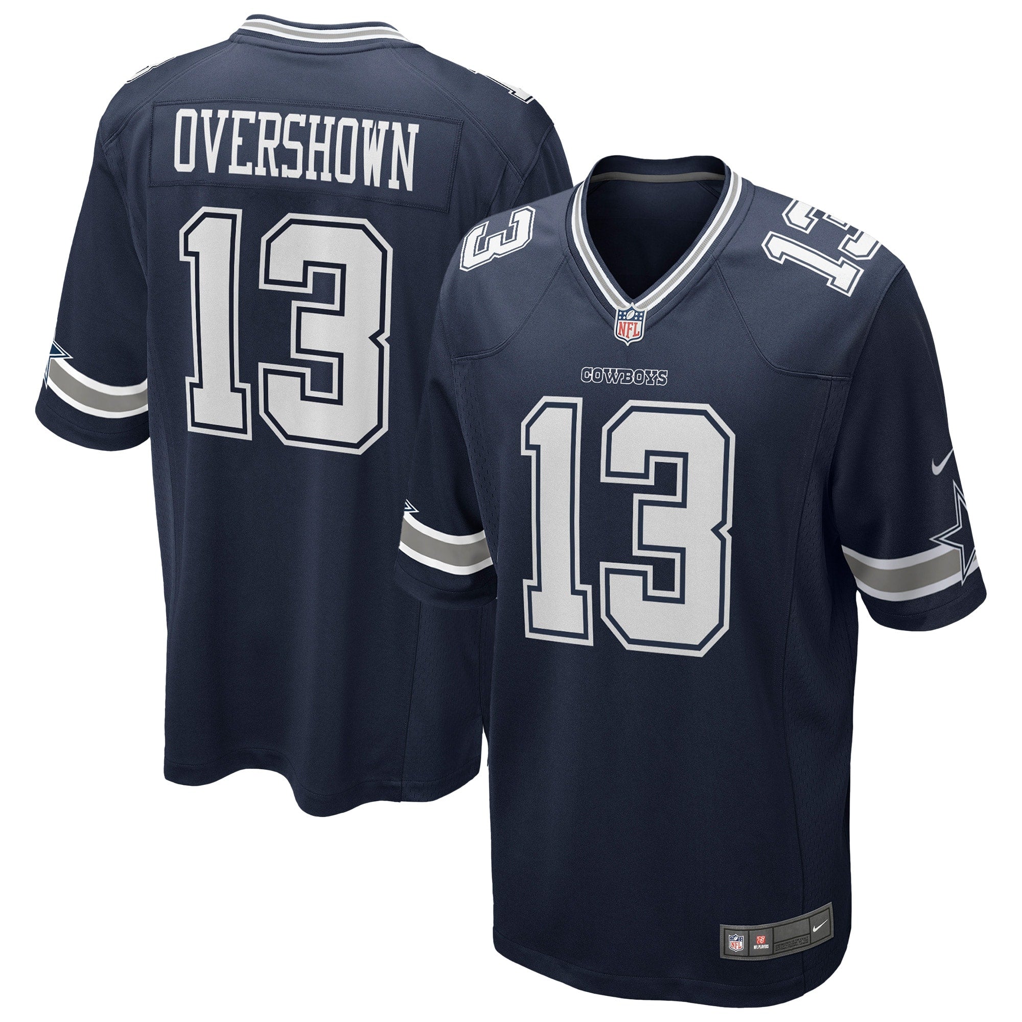 DeMarvion Overshown Dallas Cowboys Nike Game Jersey - White/Navy