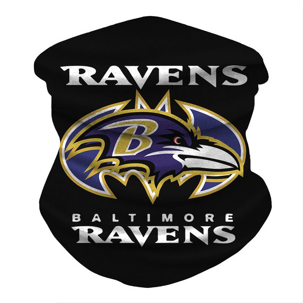 BALTIMORE RAVENS FACE MASK BANDANAS