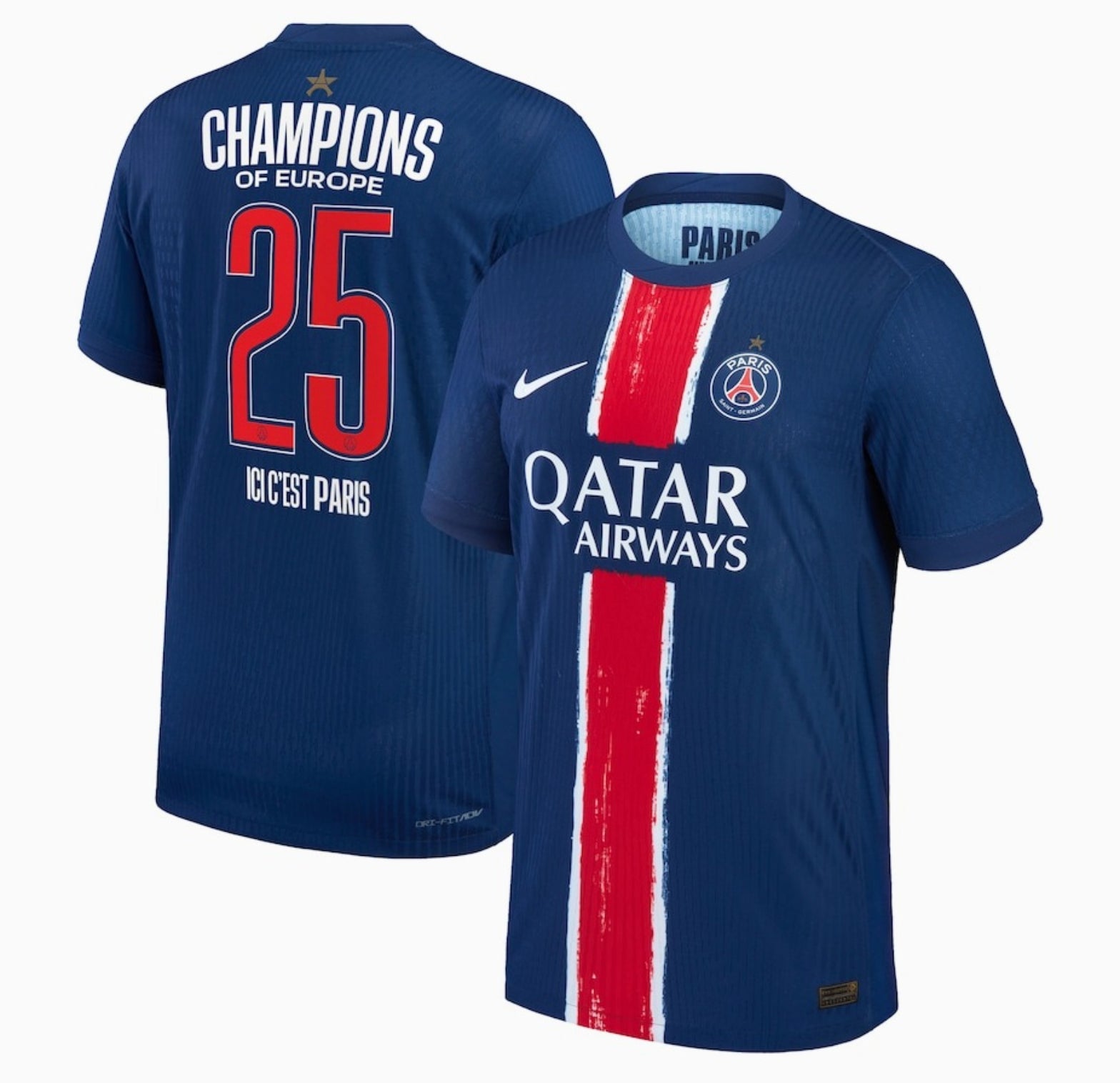 Paris Saint-Germain 2025 Champions League Limited Jersey - Navy