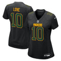 Jordan Love Green Bay Packers Nike Women's Fashion Game Jersey - Black