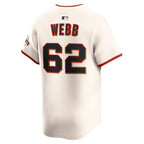 Logan Webb San Francisco Giants Nike Home Limited Player Jersey - Cream