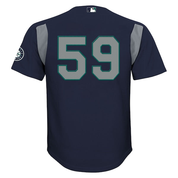Felix Hernandez Seattle Mariners  Preschool Cooperstown Collection Batting Practice Jersey - Navy