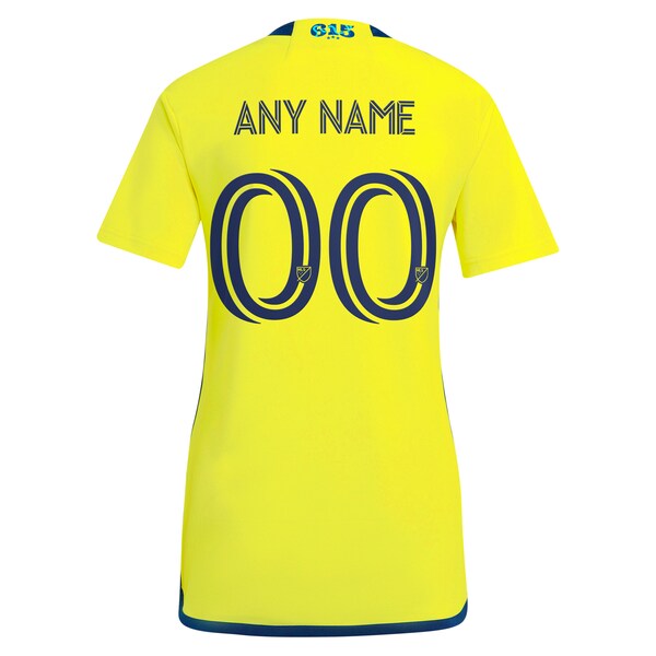 Nashville SC adidas Women's 2024 The 615 Kit Replica Custom Jersey - Yellow