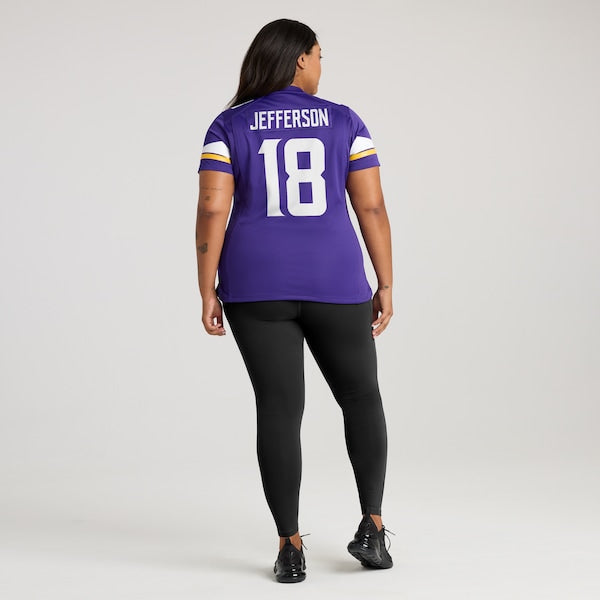 Justin Jefferson Minnesota Vikings Nike Women's  Game Jersey -  Purple