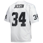 Bo Jackson Las Vegas Raiders Big & Tall 1988 Retired Player Replica Jersey - White/Black