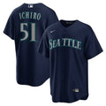 Ichiro Suzuki Seattle Mariners Nike Official Replica Player Jersey - Navy